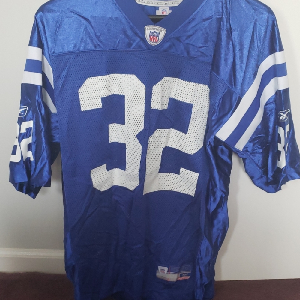 E. James Indianapolis Colts Home Jersey. Size:M